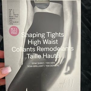 Large tights black shaping H&M
